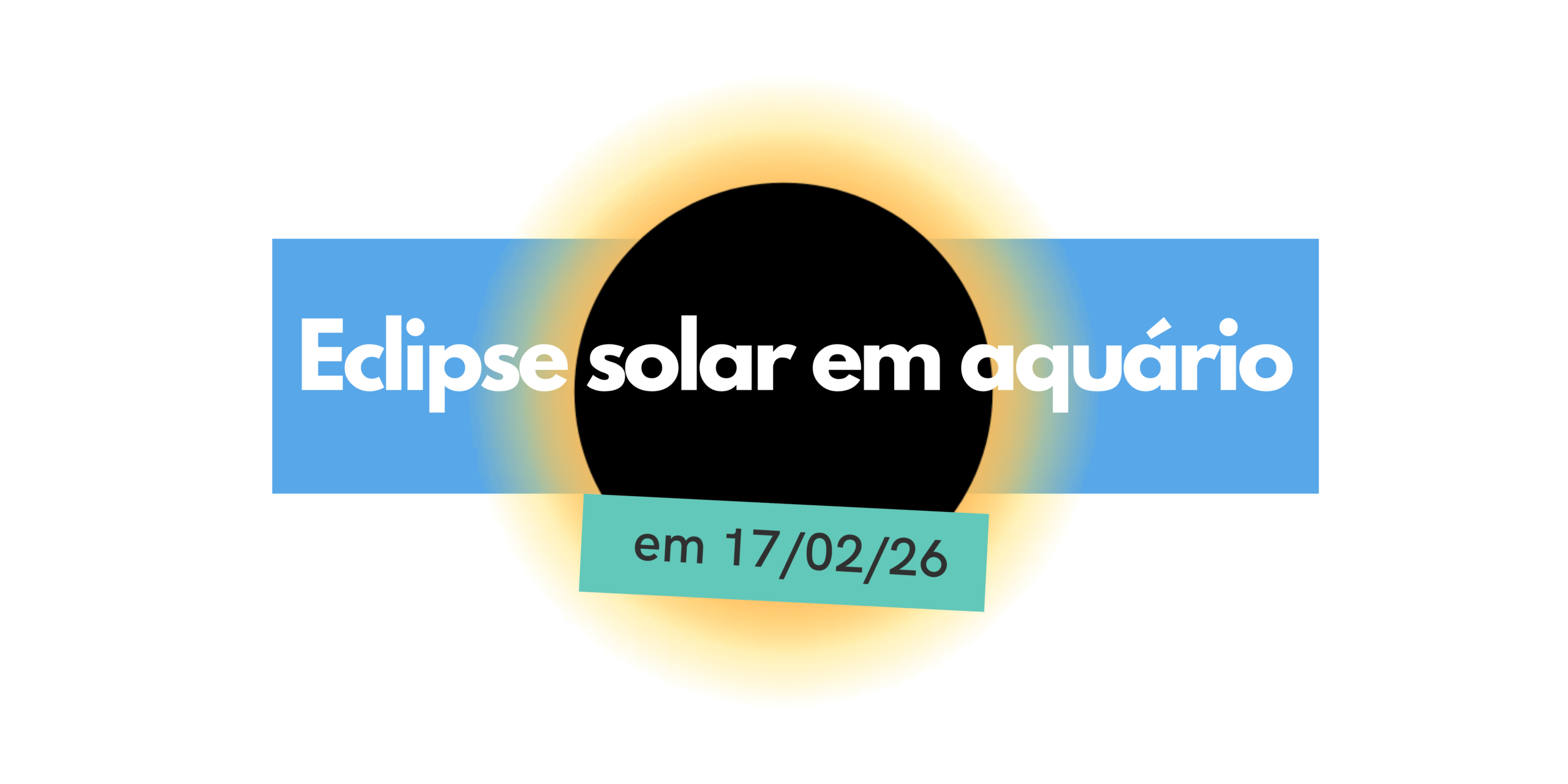 Eclipse solar em aquário
